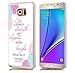 IWONE Note 5 Case/Designer TPU Non Slip Rubber Protective Skin Transparent Compatible for Samsung Galaxy Note 5 Bible Verse Biblical