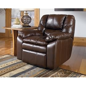 Ridgefield Walnut Single Motor Recliner By Ashley Furniture by Ashley