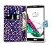 LG G Stylo / LG G Stylus (LS770) (G4 Note) Case, NageBee - Design Dual-Use Flip PU Leather Fold Wallet Pouch Case for LG G Stylo / LG G Stylus (LS770) (G4 Note) (Wallet Design Plum Blossom)