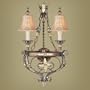Livex 8842-64, Pamplona 2 Light Bathroom Vanity Wall Sconce Lighting Fixture, Bronze, Glass, B5726