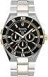 Two Tone Marine Star Black Dial Dive Watch