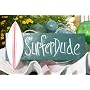 "SURFER DUDE" SURF SIGN 14" - COASTAL DECOR