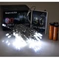 SuperLED Battery Powered 30 White LED Fairy String Light Set, with FREE Alkaline Batteries, Switchable Constant/Multi Effect