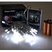 SuperLED Battery Powered 30 White LED Fairy String Light Set, with FREE Alkaline Batteries, Switchable Constant/Multi Effect