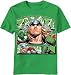 Search : Marvel Comics - THOR FRONT & CENTER - Kelly Green Juvy S/S T-Shirt