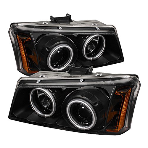 Spyder Auto Chevy Silverado 1500/2500/3500 Black CCFL Projector Headlight