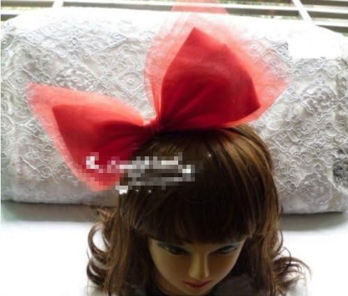 BIG ribbon / Dekaribon Katyusha set RR01 the [Red] | knee high socks