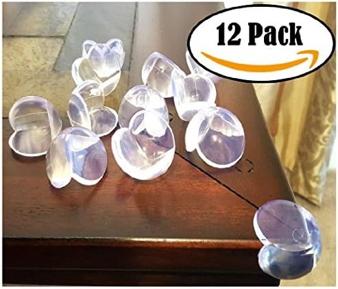 GameLY Clear Table Corner Guards 12 PCS Ball Shape Clear Furniture Corner Protectors-Child Proof Corner Safety Bumpers