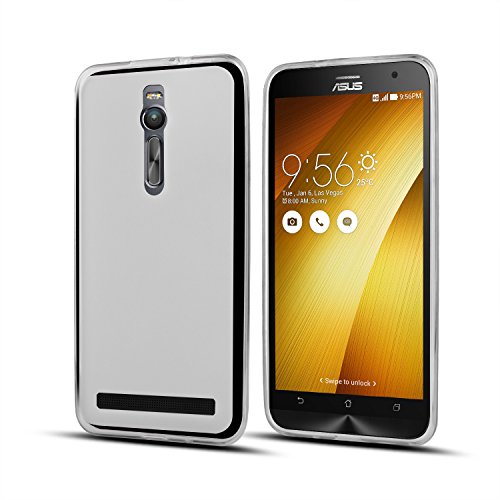 Asus Zenfone 2 Case, J&D [Drop Protection] Asus Zenfone 2 [Slim Cushion] Shock Resistant Protective Premium Jelly Case Slim Case for Zenfone 2 (5.5 