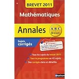 Math�matiques : Sujets corrig�spar Carole Feug�re
