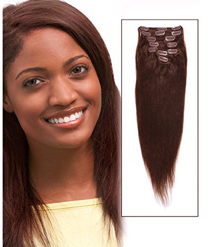 abHair® Clip In Remy Human Hair Extensions Medium Kuwait Ubuy
