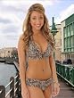 Kenneth Cole Bikini Banded Halter Top Hipster Bottom 2 pc Set Size 14