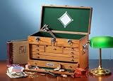 Gerstner International GI-530 Red Oak Tool Chest Nickel Plated Hardware FULLY WARRANTED