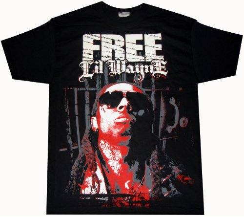 Free Lil Wayne T-shirt YMCMB Music Tee (Medium)