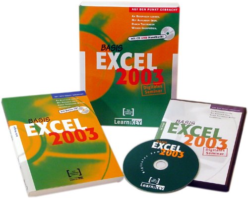 Excel 2003 Basis, Buch und CD An Beispielen lernen, mit Aufgaben üben und mit Fragen Wissen überprüfen. Auf CD: 162 Videobeispiele, 51 Aufgaben und 126 Multiple Choice Fragen
