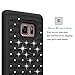 Galaxy Note 7 Case, EC™ Dual Layer Studded Rhinestone Bling Hybrid Diamond Shockproof Case Cover for Samsung Galaxy Note 7/ Galaxy Note 6/ Samsung SM-N930F (Black)