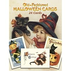 Old-Fashioned Halloween Cards: 24 Cards