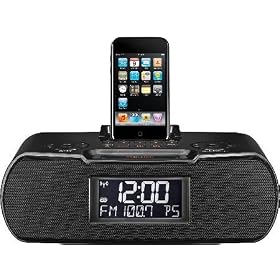 Sangean Digital Tuning Atomic Clock Radio For Ipod Large Lcd Display Adjustable Illumination by 