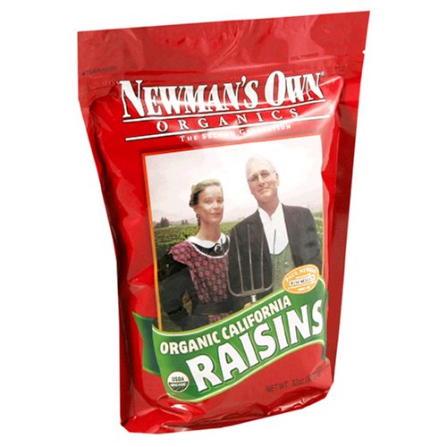 Newman's Own Organics Organic California Raisins, 32-Ounce Bags (Pack of 3)