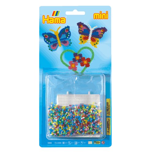 Childrens Toyshop  Toys : Hama Mini Beads - Butterflies Small Kit