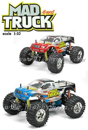 Hobby Mega 1:10 Scale Radio Control ESC Offroad R/C Mad Truck