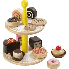 Voila Wooden Pretend & Play Voila Wooden Cake Stand
