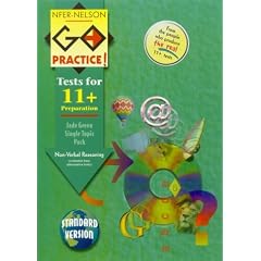 NFER-Nelson Go Practice!: Non-verbal Reasoning Topic Pack: Includes 4 Alternative Tests (Standard Version): Tests for 11+ Preparation: Non-verbal Reasoning ... Tests (Standard Version) (Go Practice Tests)