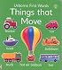 Things That Move (First Words Board Book)