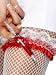 garter with injection pen,red&white