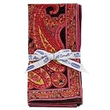 April Cornell Jamavar Brown Napkins Set of 4