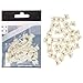50 Metallic Silver Gold Shaped Nail Art Decorations Crystal Jewels Gems By VAGA®