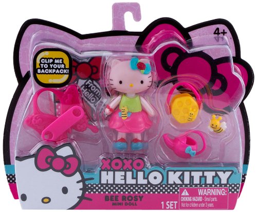 Hello Kitty Flower Mini Doll, Rose