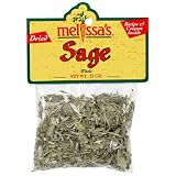 Melissa's Dried Sage, Whole, 0.33-Ounce Bags (Pack of 24)