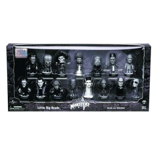 Universal Studios Monsters Little Big Heads Silver Screen Edition-image