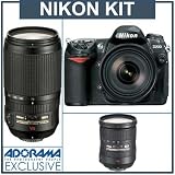 Nikon D200 Digital 10.2mp SLR Camera Outfit with 18-200mm f/3.5-5.6G ED-IF AFS DX VR Zoom-Nikkor Lens  70mm - 300mm f/4-5.6G ED AF-S DX VR (Vibration Reduction) - USA Warranty
