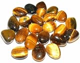 Tiger Eye Tumblestones - set of 5