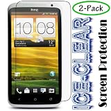 ICE-CLEAR(TM)Shield[2-PackOptical-Clear]-HTCOne-X(at&t)LCDScreenProtector-45-daysMoneyBack+LifetimeReplacementguarantee