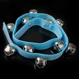 Kids Webbed Nylon Waist Jingle Bell, With 10 bells, 6 Pack