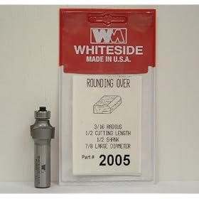 Whiteside - WS2005 - 3 16 Roundover w  Ball Bearing Guide by Whiteside