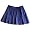 Womens Classic Pleated Skirt-Navy (6)