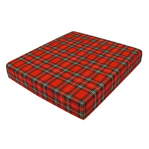 Duro-Med High-Density Foam Wheelchair Cushion Plaid