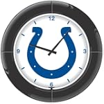Imperial Indianapolis Colts Licensed Everbrite Neon Wall Clock