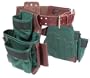 Custom Leathercraft 54491 16-Pocket, 4-Piece, Professional Carpenters Combo