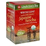 Uncle Lee s Tea Organic Whole Leaf Japanese Sencha Tea, 18-Count Box (Pack of 4)