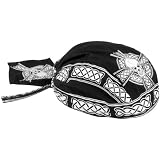 Zan Headgear Celtic Skull Flydanna Harley Motorcycle Headwear