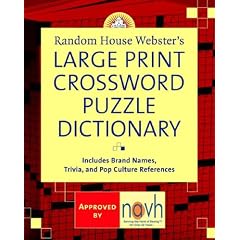 Random House Webster's Large Print Crossword Puzzle Dictionary