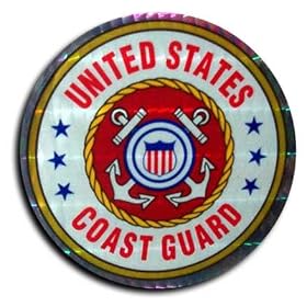 Coast Guard - 3 in. US Coast Guard reflective seal