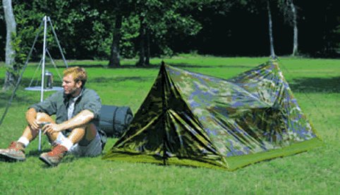 Camouflage Two Person Trail Tent by Teexsport