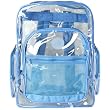 20 Count Wholesale Clear PVC Backpacks Bulk See Through School Bags Lot of Transparent Knapsacks Vinyl Bookbags - 5 color options