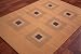 Kitchen & Housewares : New Modern Design Cream & Blue Flatweave Rug 100cm x 150cm (3ft 3 x 4ft 11)